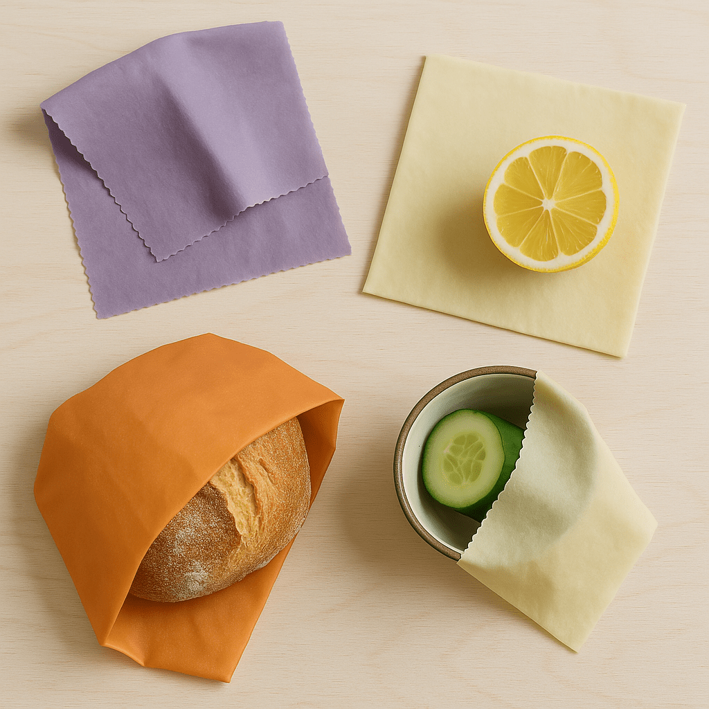 Nachhaltig einpacken mit Stil 🐝 unsere Bienenwachstücher auf haushaltsreinigung.at - Flexgreen GmbH