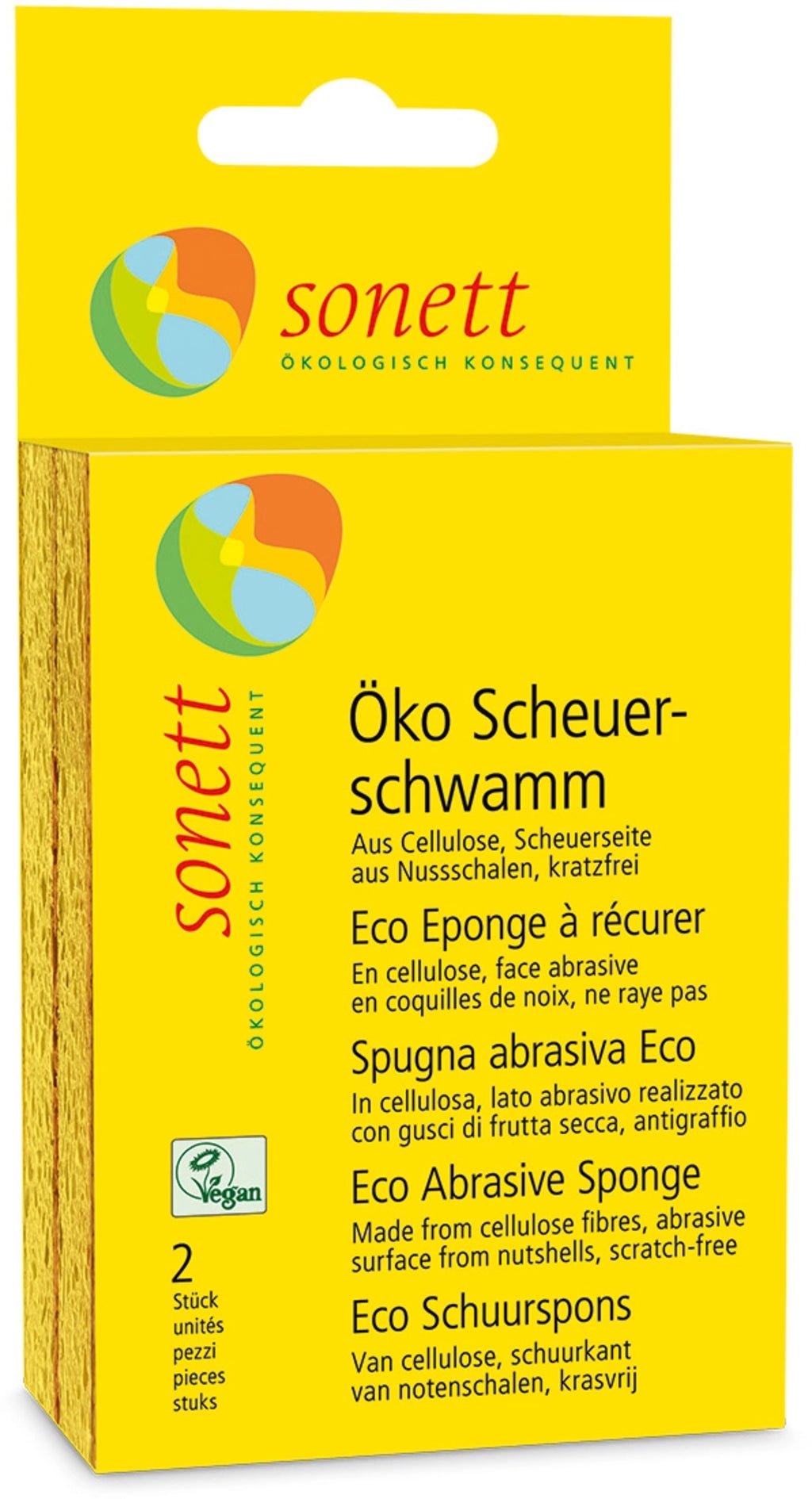 2er-Pack Öko-Scheuerschwamm - Haushaltsreinigung.at