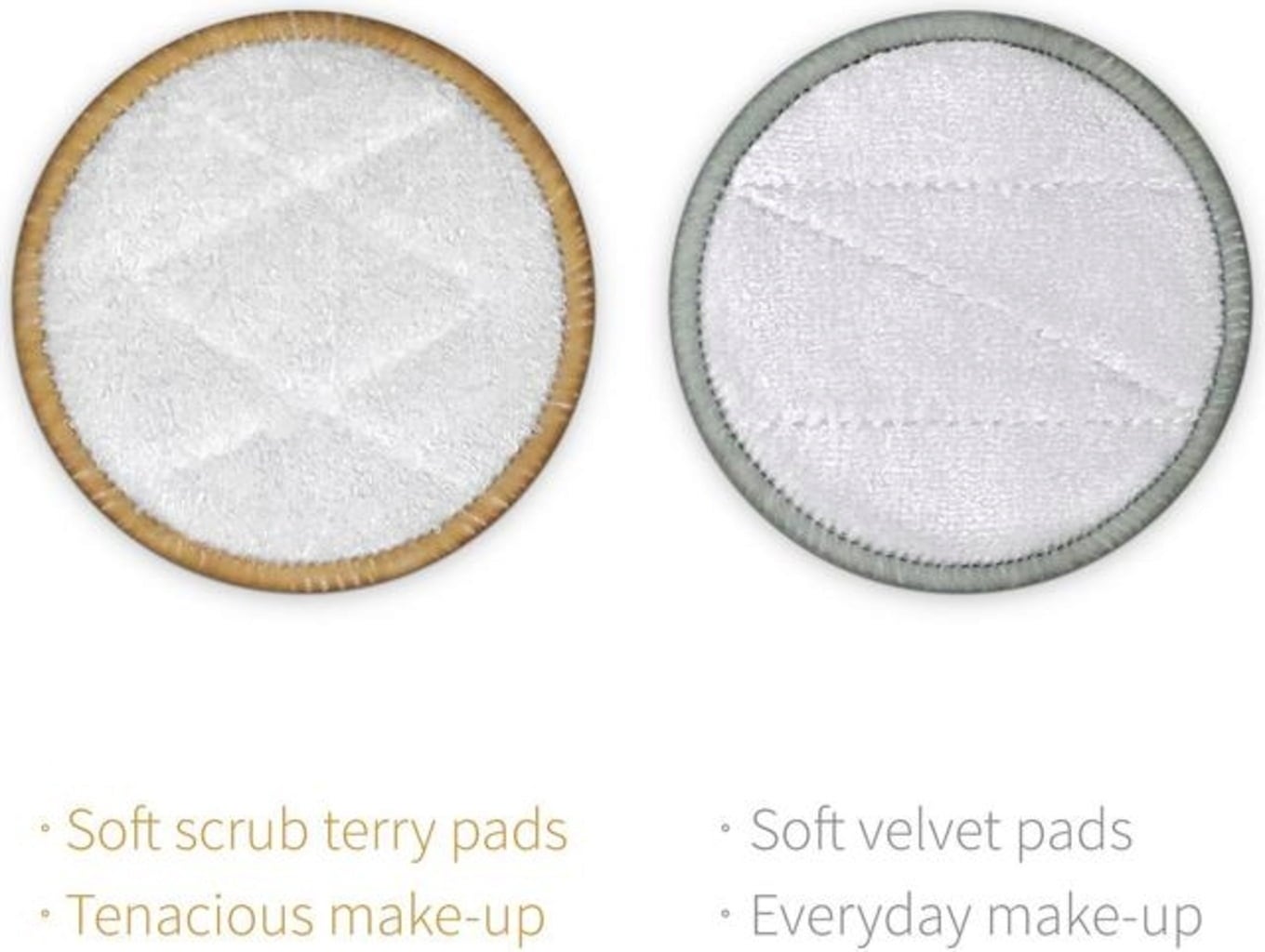 Wiederverwendbare Make-up Entfernerpads 10 Stück