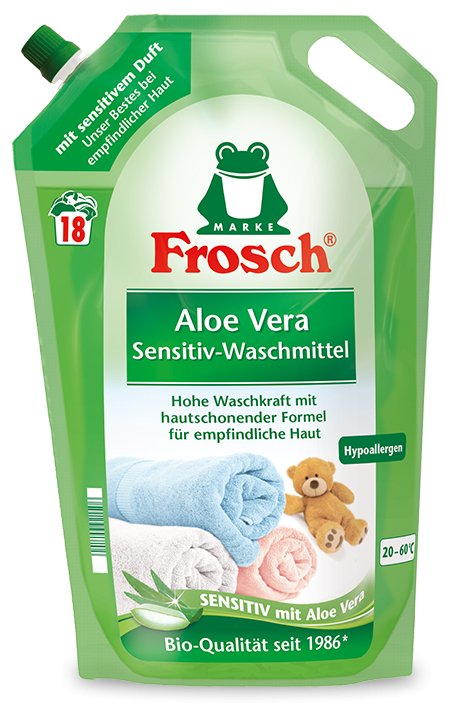 frosch seife aloe vera Sensitiv-Waschmittel mit Aloe Vera