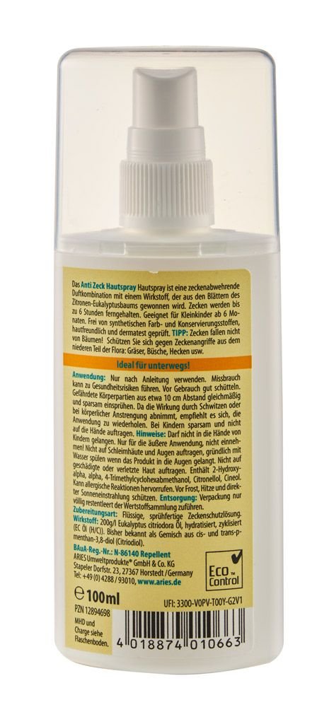 Anti Zeck Hautspray - Haushaltsreinigung.at