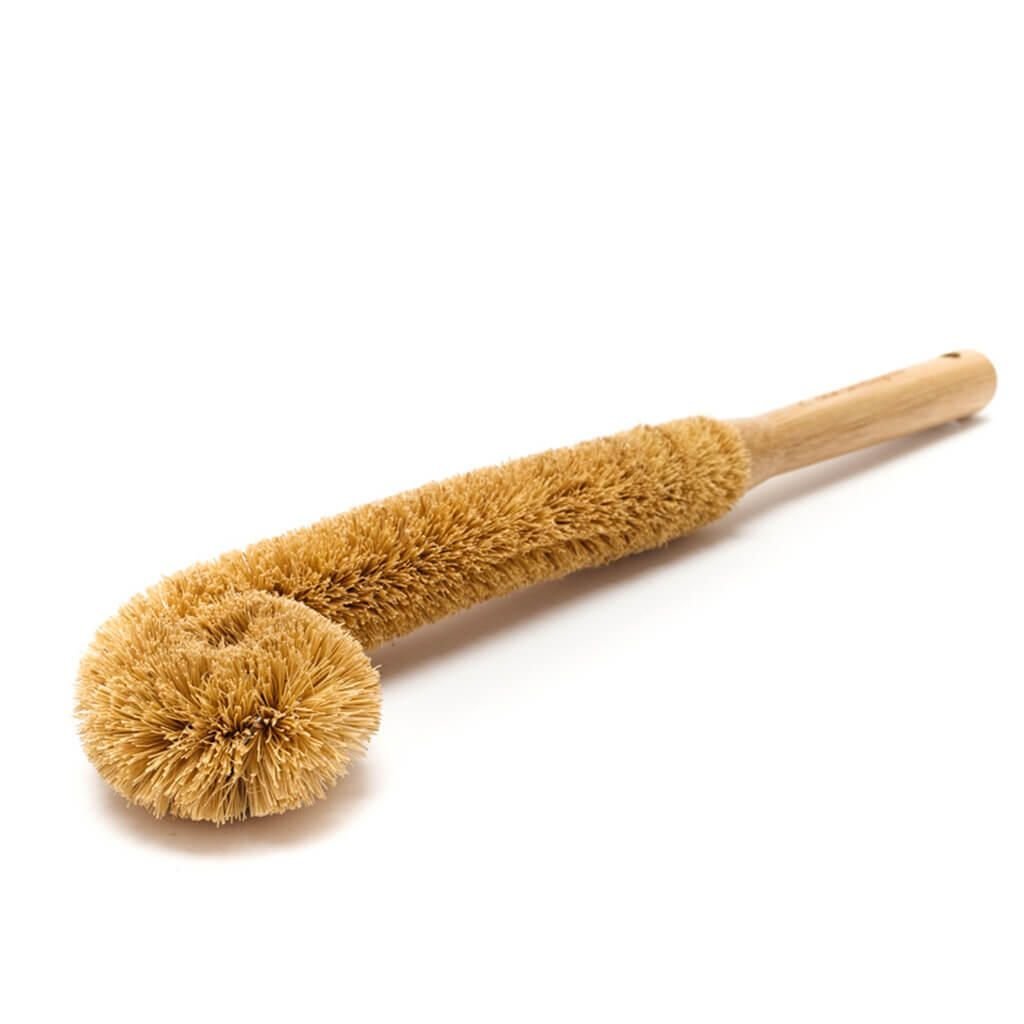 Flaschenbürste aus Bambus und Naturfasern - Haushaltsreinigung.at