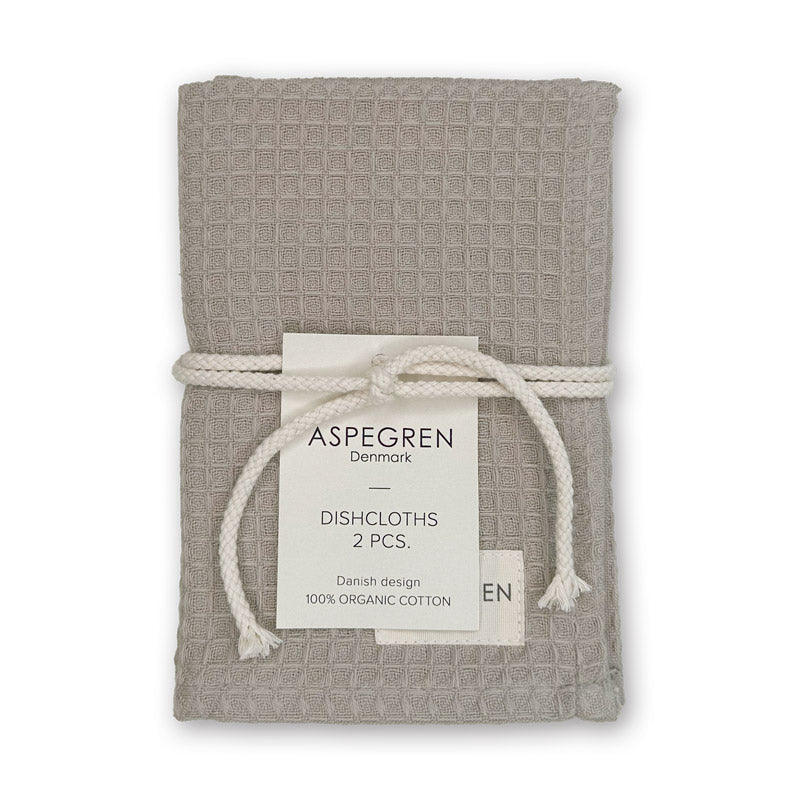 Geschirrtuch - Bio - Baumwolle - 2er Set - North Steel Gray - Haushaltsreinigung.at