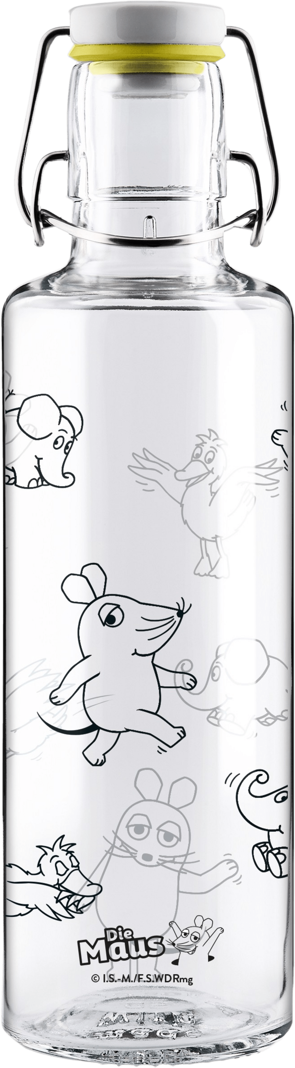 Glasflasche "Die Maus" 0,6 Liter - Haushaltsreinigung.at