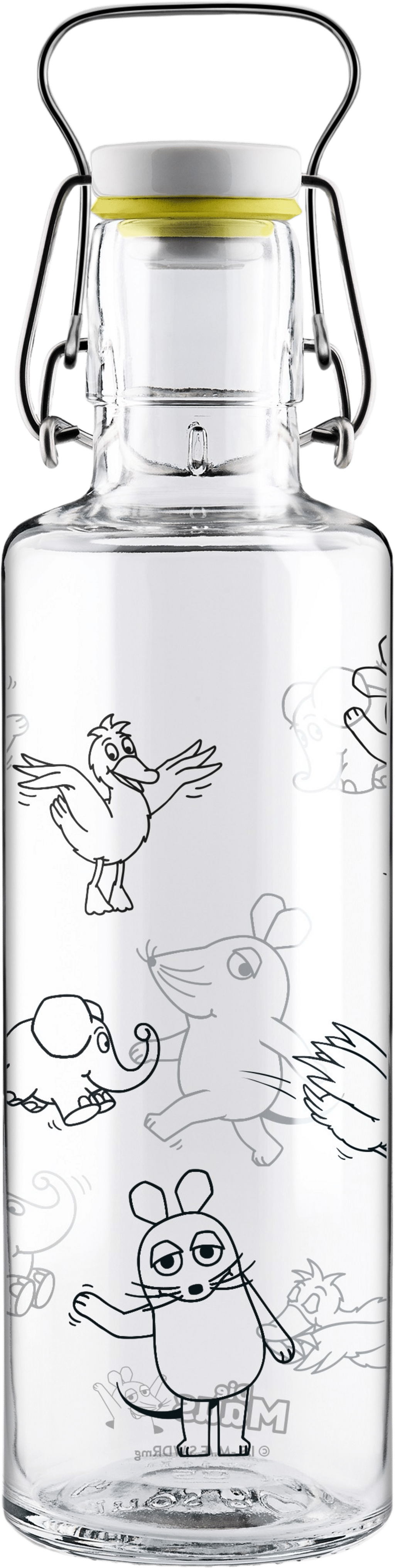 Glasflasche "Die Maus" 0,6 Liter - Haushaltsreinigung.at
