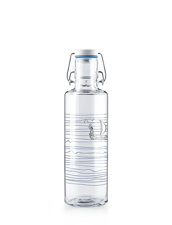 Glasflasche "Heimat. Wasser." 0,6 Liter - Flexgreen GmbH