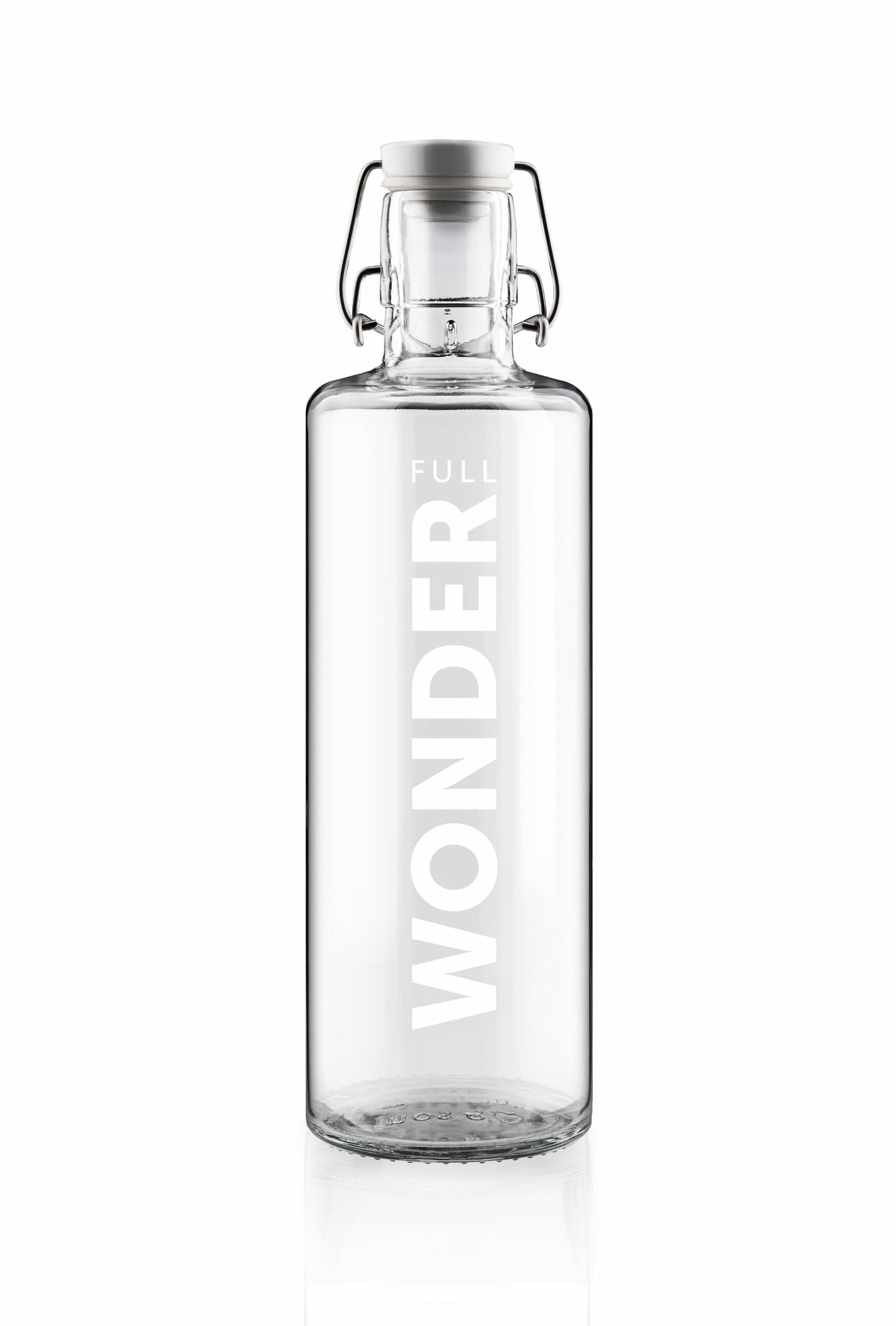 Glasflasche "Wonderfull" 1 Liter - Flexgreen GmbH