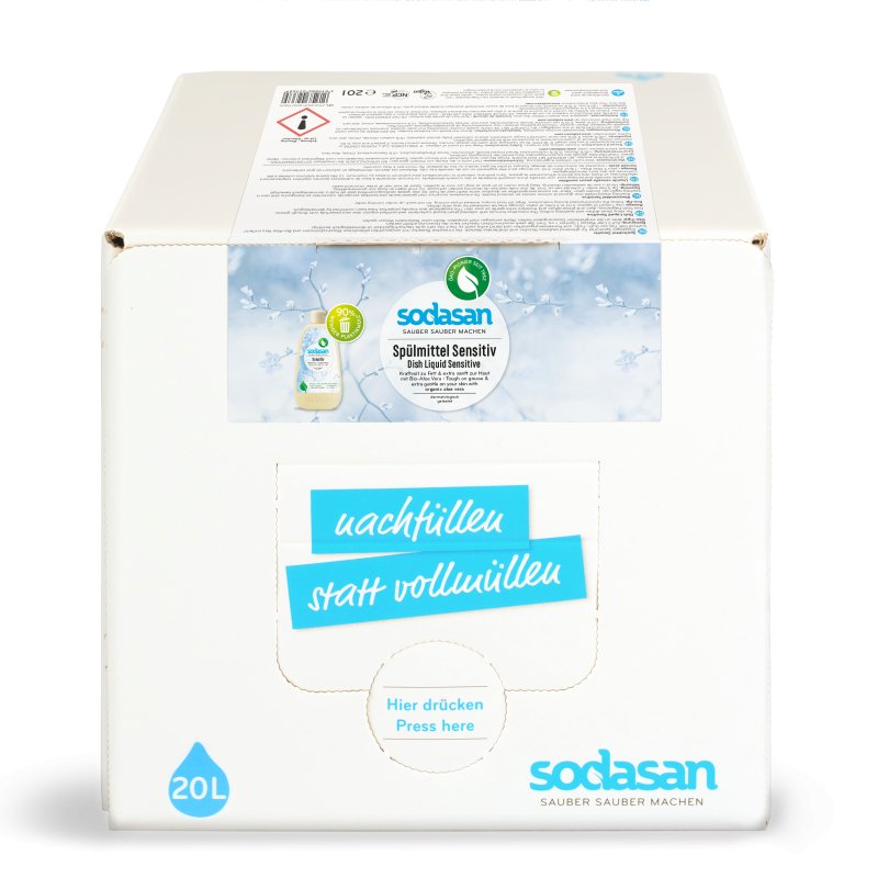 Spülmittel Sensitiv von Sodasan - Haushaltsreinigung.at