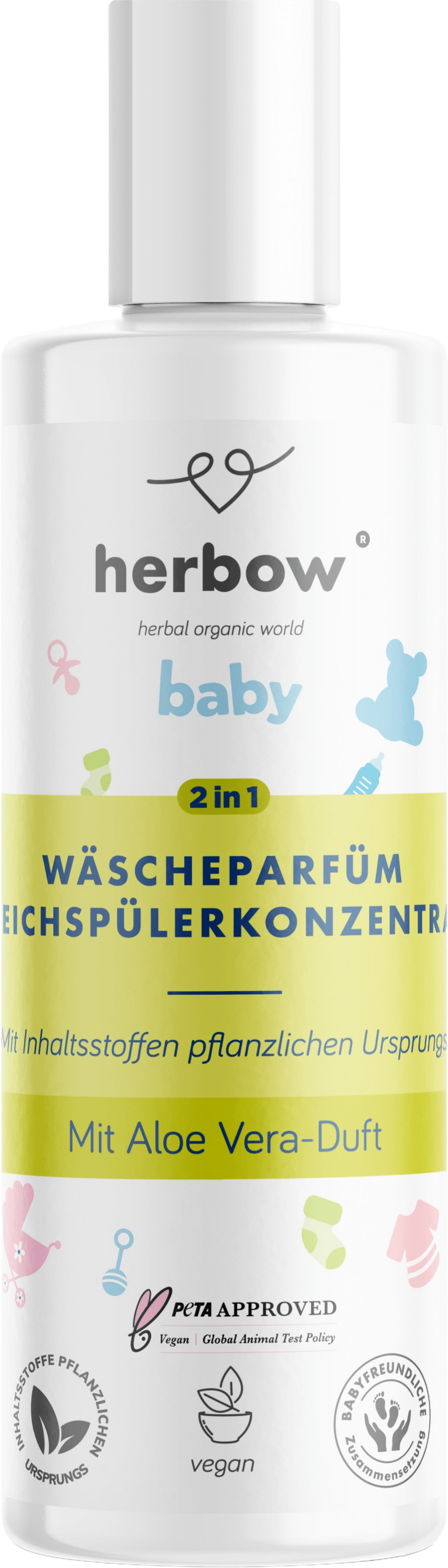 Herbow Baby Wäscheparfum & Weichspülerkonzentrat Aloe Vera