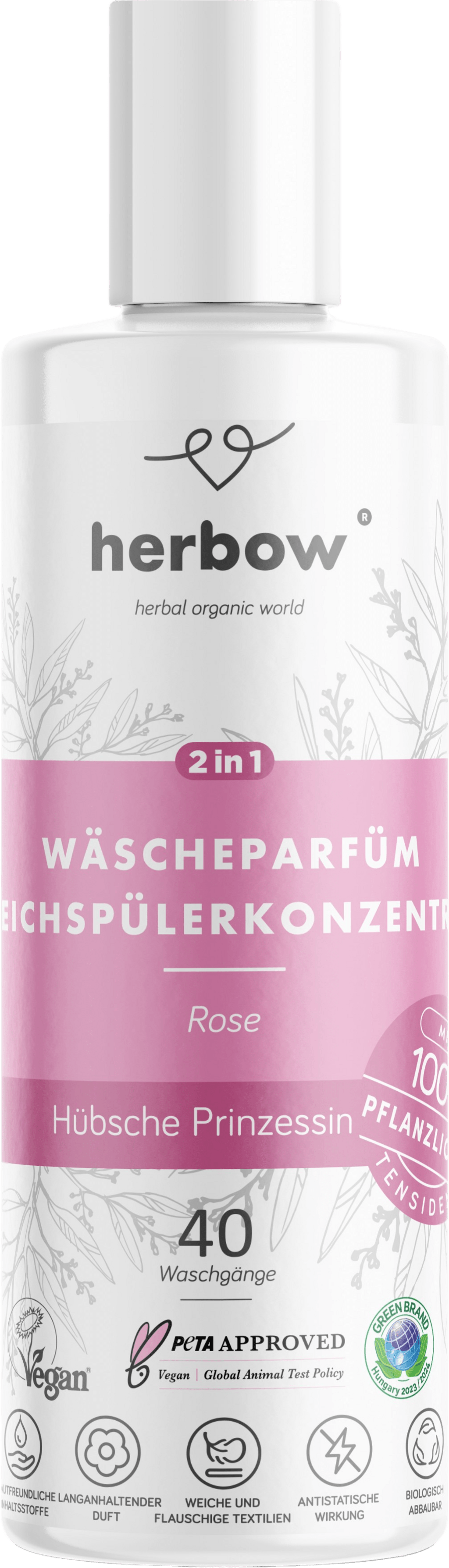 Wäscheparfum & Weichspülerkonzentrat 2 in 1 Hübsche Prinzessin - Haushaltsreinigung.at