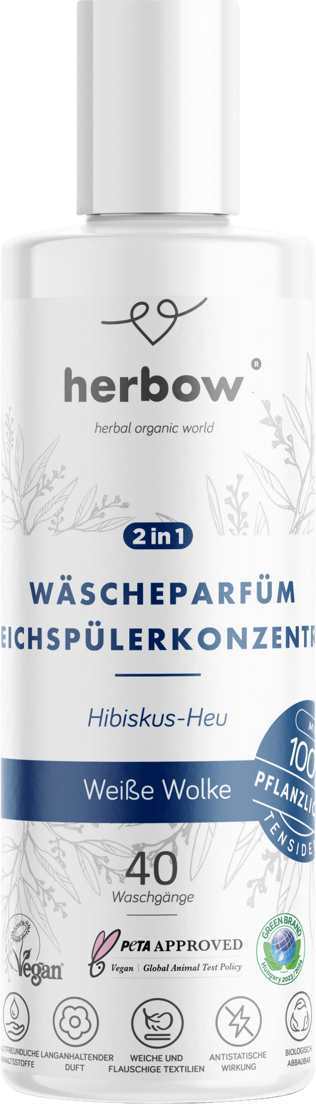 Wäscheparfum & Weichspülerkonzentrat 2 in 1 Weisse Wolke - Haushaltsreinigung.at