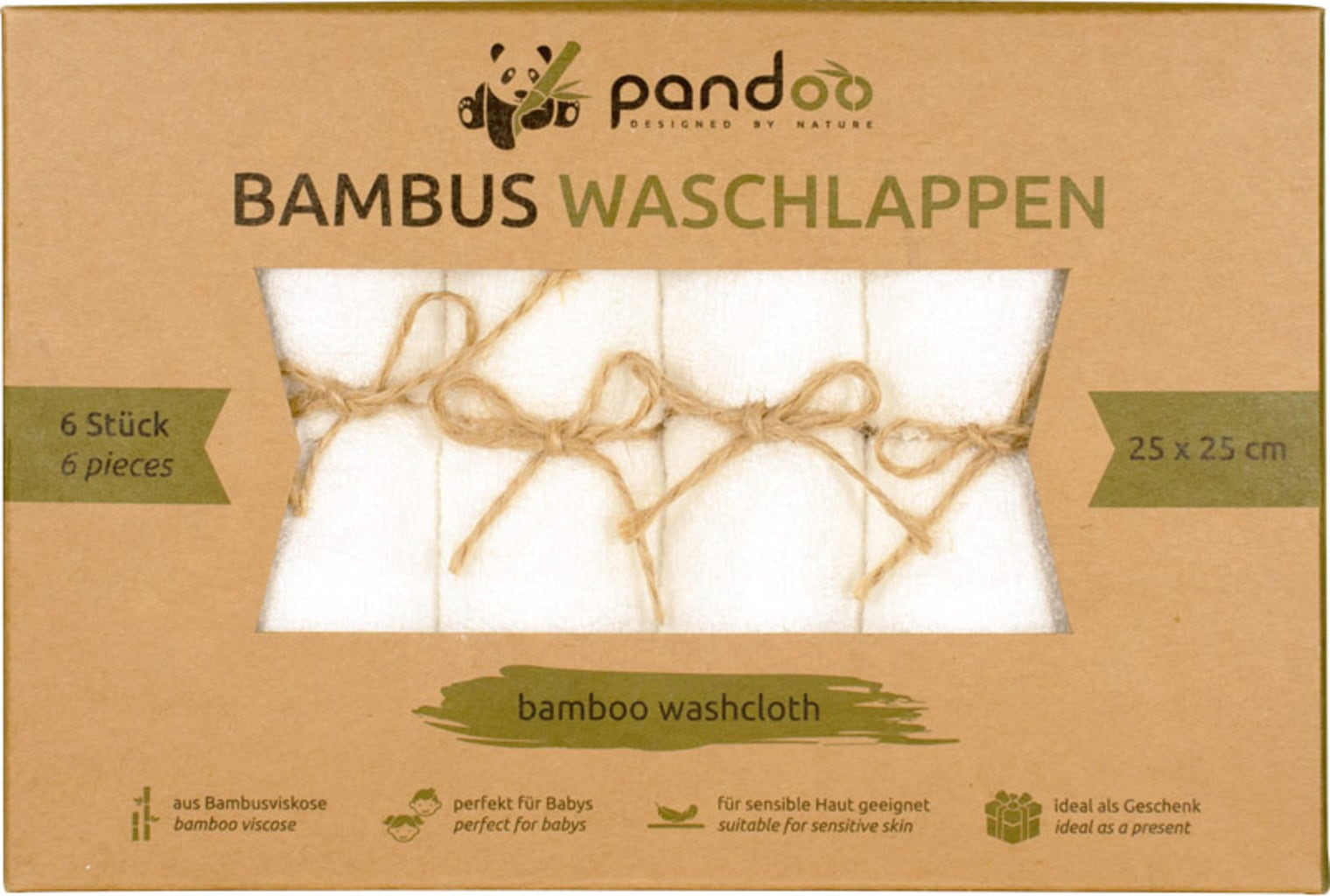 Waschlappen Set aus Bambusviskose - Haushaltsreinigung.at