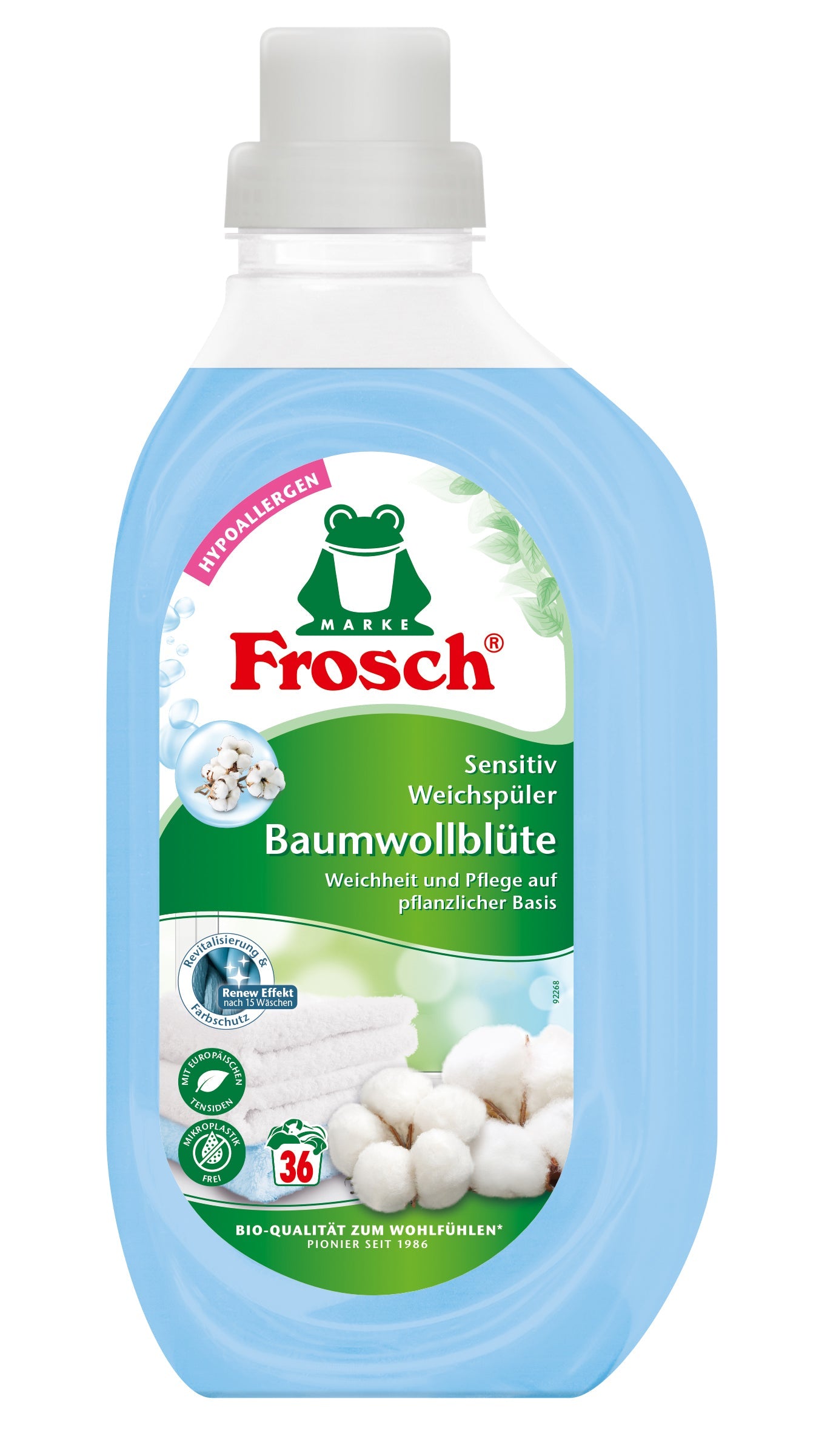 Weichspüler Baumwollblüte 900ml - Flexgreen GmbH