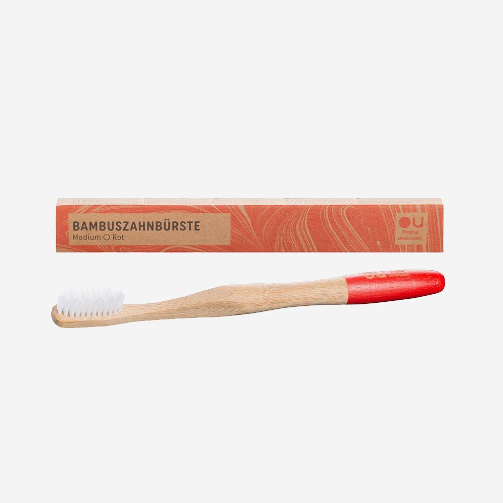 Zahnbürste aus Bambus medium - Haushaltsreinigung.at