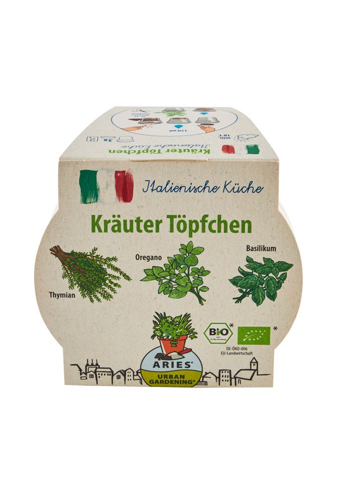 Kräutertöpfchen italienische Küche