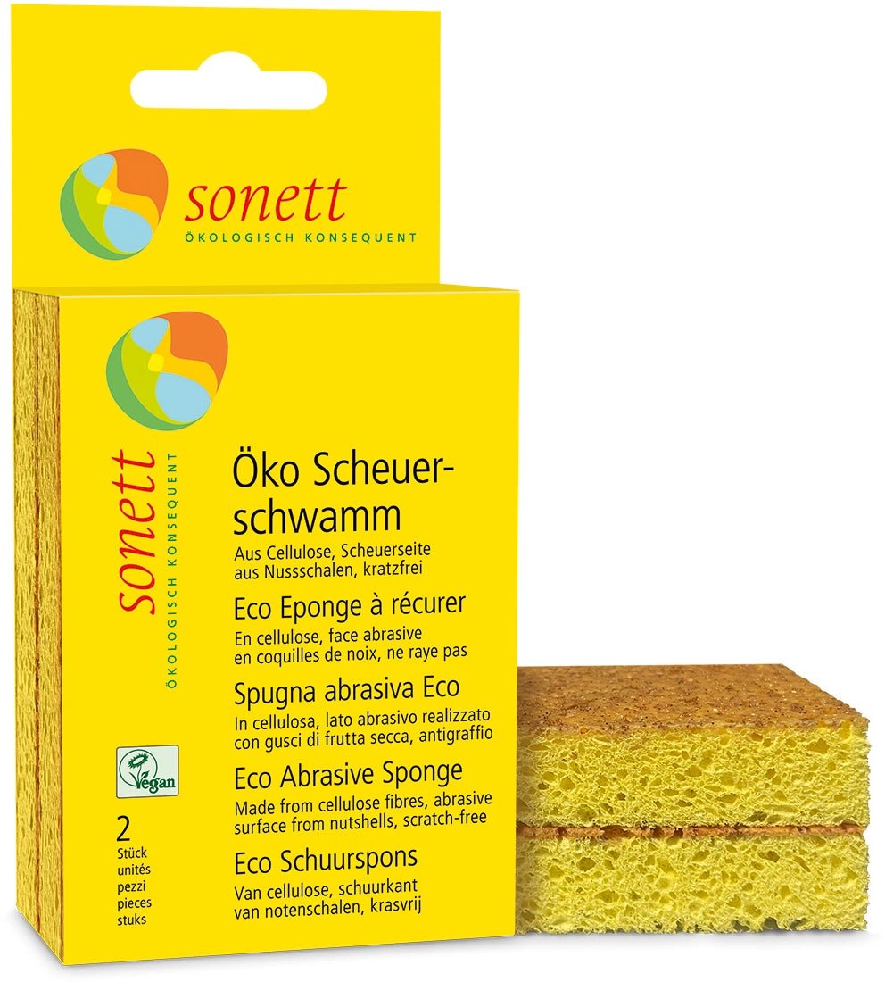 2er-Pack Öko-Scheuerschwamm - Haushaltsreinigung.at