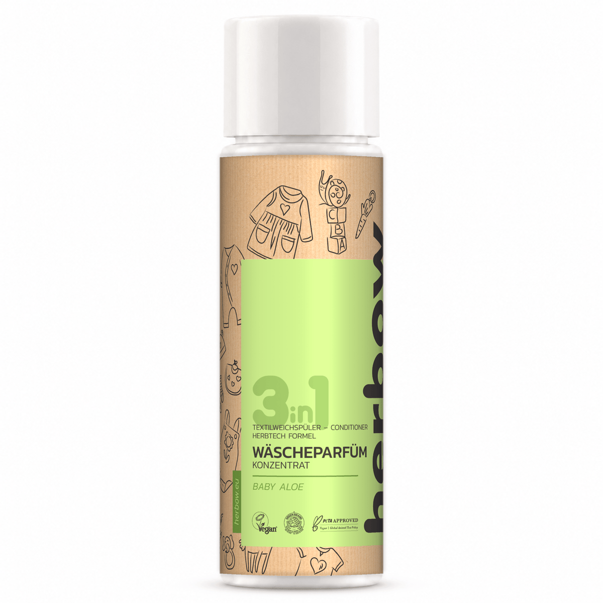 3in1 Wäscheparfüm Konzentrat "Baby Aloe", 200 ml - Haushaltsreinigung.at