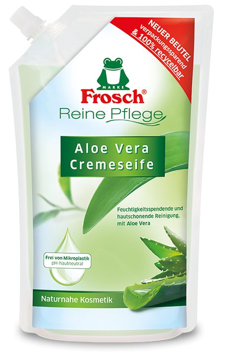 Aloe Vera Cremeseife Nachfüllbeutel - Haushaltsreinigung.at