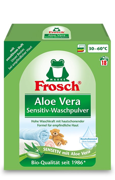 Aloe Vera Sensitiv - Waschpulver - Haushaltsreinigung.at