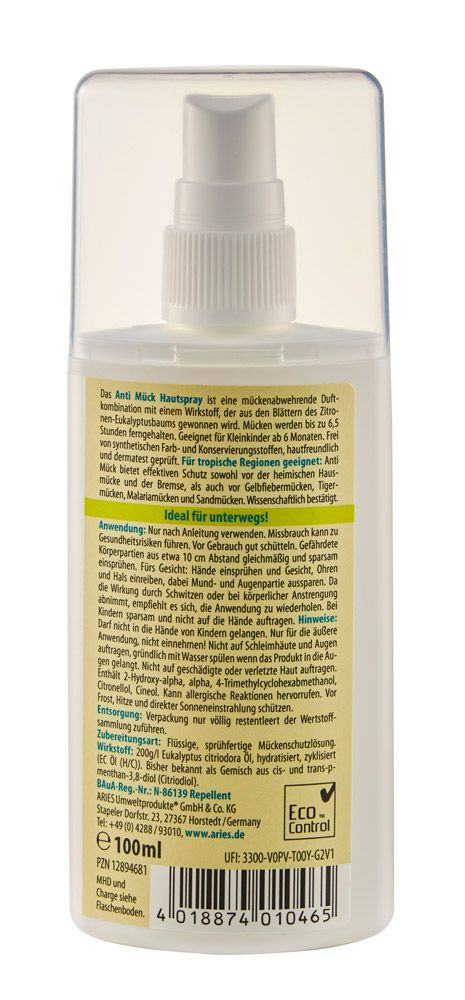 Anti Mück Hautspray - Haushaltsreinigung.at