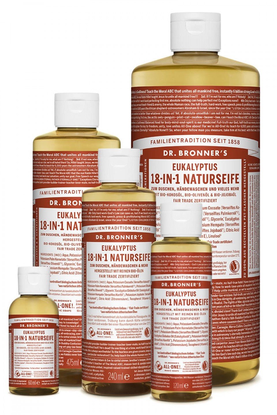 Dr. Bronner's Flüssigseife Eukalyptus - Haushaltsreinigung.at