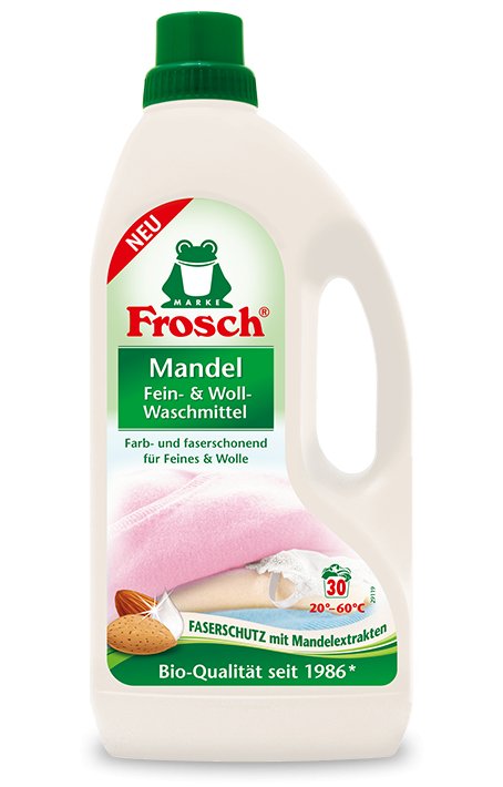 Fein - und Woll - Waschmittel MANDELMILCH - Haushaltsreinigung.at