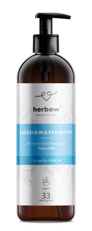 Flüssigwaschmittel für weiße Kleidung von Herbow - Haushaltsreinigung.at