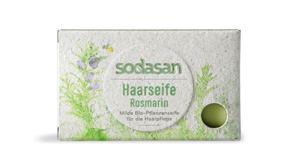 Haarseife Rosmarin 100 g von Sodasan - Haushaltsreinigung.at