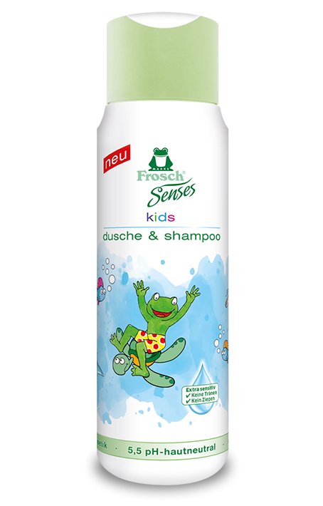 Kids Dusche & Shampoo 300ml von Frosch - Haushaltsreinigung.at