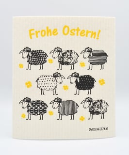 Lamm Bert "Frohe Ostern!" - Haushaltsreinigung.at
