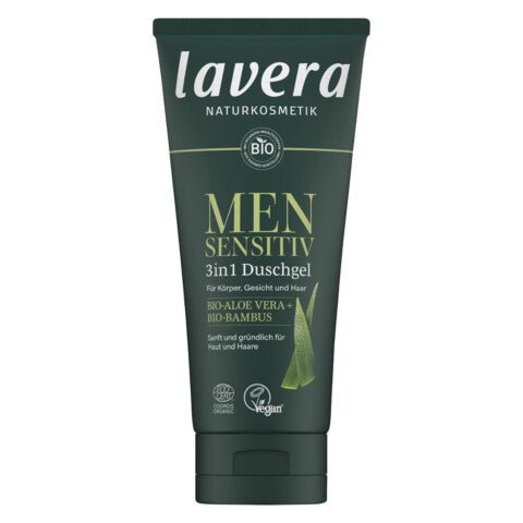 lavera Men Sensitive 3in1 Duschgel – Aloe Vera & Bambus