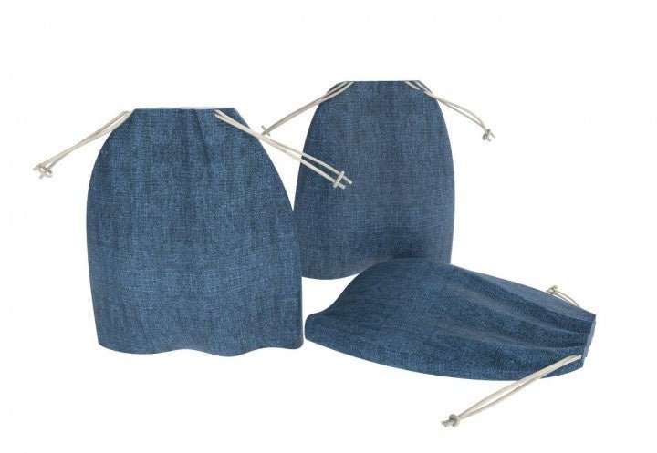 Obst & Gemüsebeutel "Jeans" 3er Set - Haushaltsreinigung.at