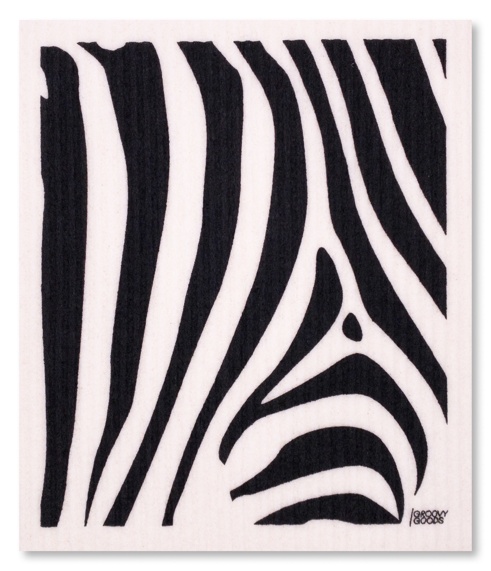 Ökologisches Spültuch in weiß Zebra Design - Haushaltsreinigung.at