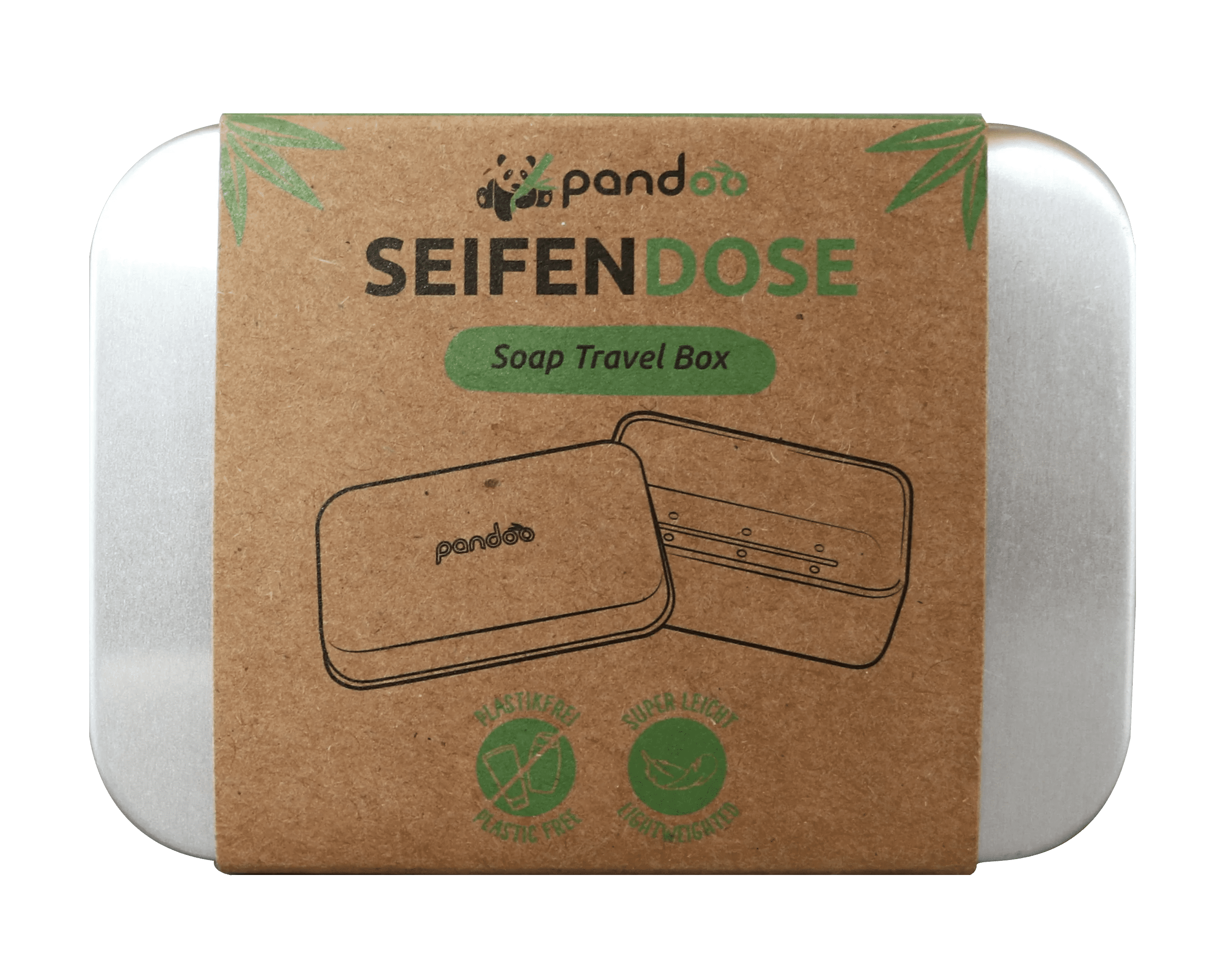 Seifendose aus Aluminium mit Abtropfgitter - Haushaltsreinigung.at