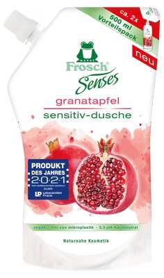 Senses Granatapfel Sensitiv - Dusche Nachfüllbeutel 500ml - Haushaltsreinigung.at