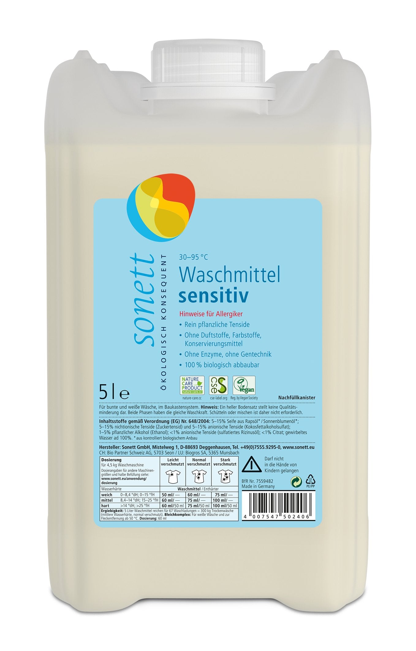 Waschmittel sensitiv - Haushaltsreinigung.at