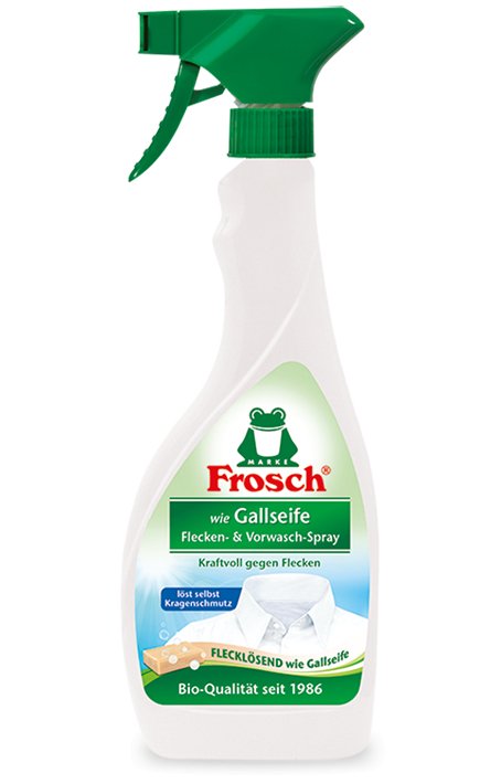 "wie Gallseife" Fleckenspray von Frosch - Haushaltsreinigung.at