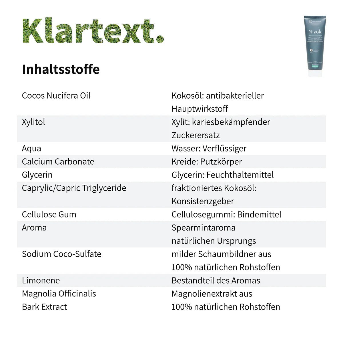 Zahncreme aus Kokosöl - Flexgreen GmbH