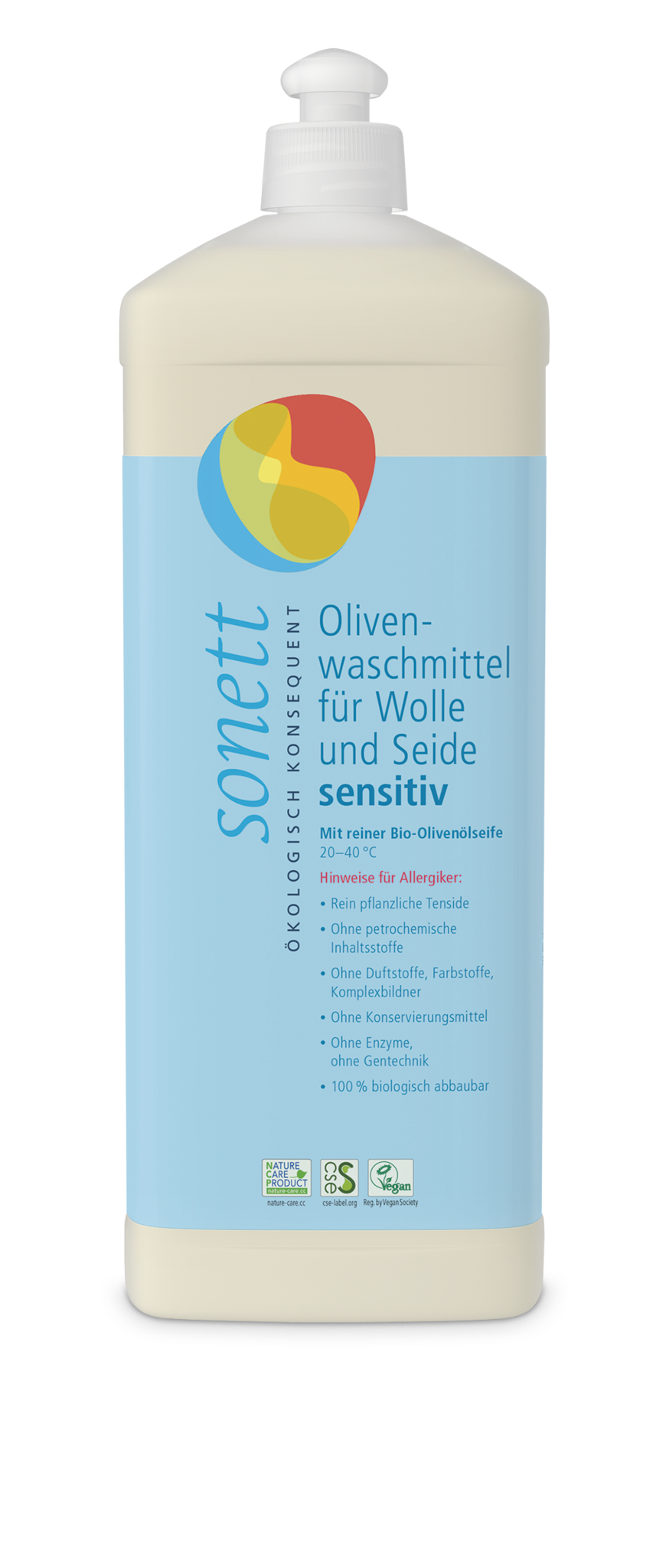Olivenwaschmittel für Wolle und Seide sensitiv
